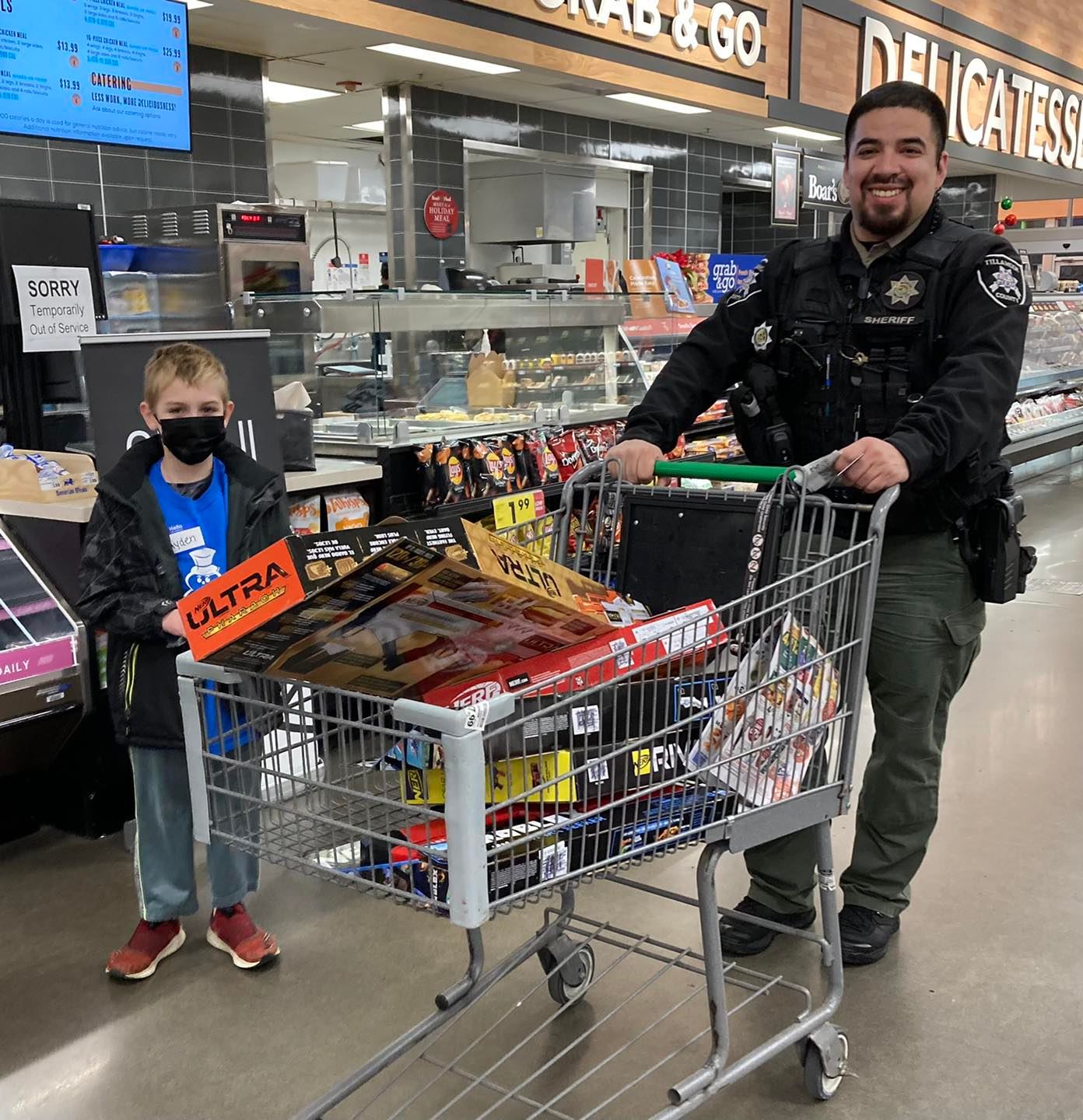 SHOP-WITH-A-COP: Christmas Came Early for 44 Tillamook County Kids This ...