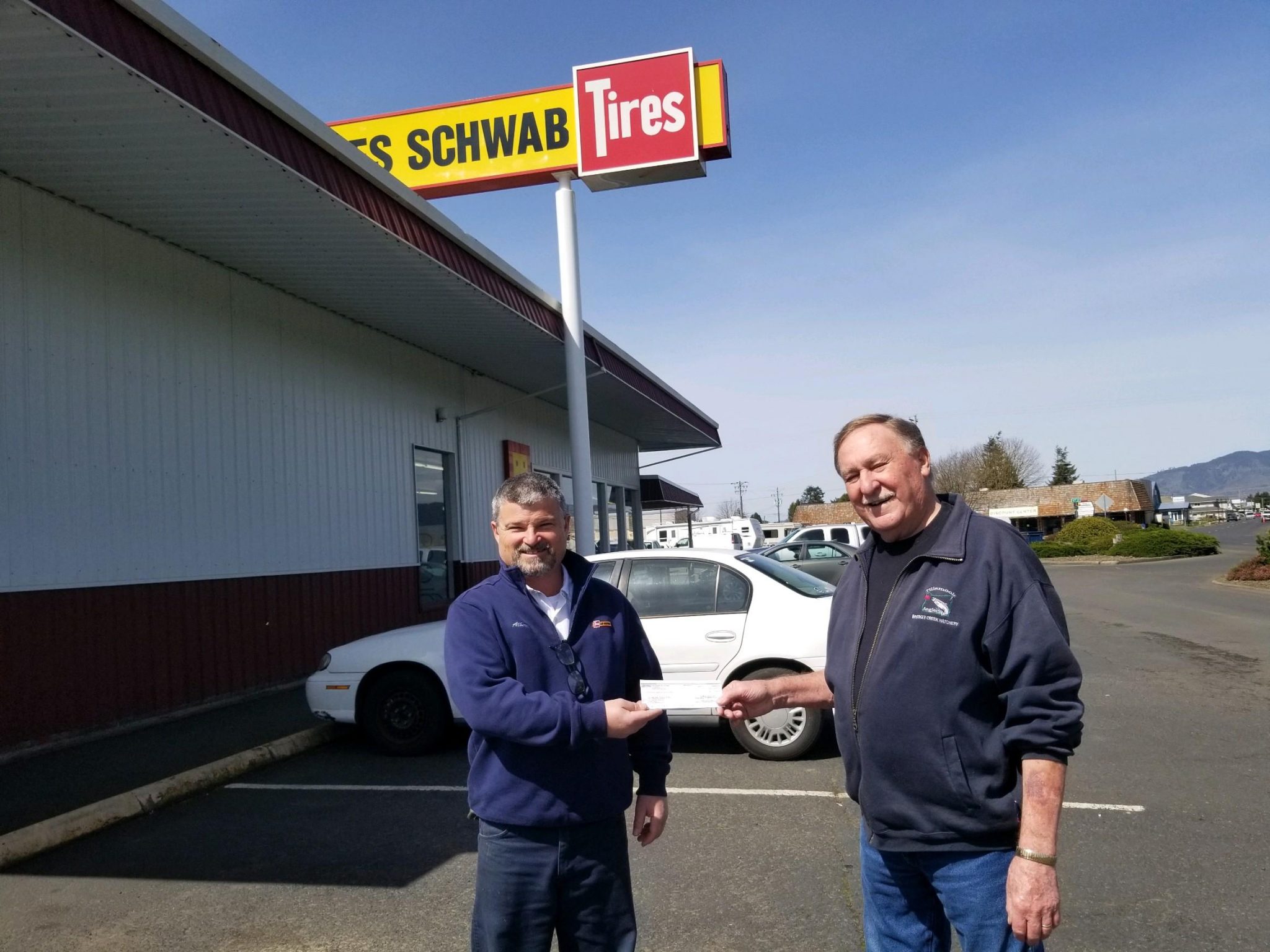 Tillamook Les Schwab Tire Donates to Tillamook Anglers to Support ...